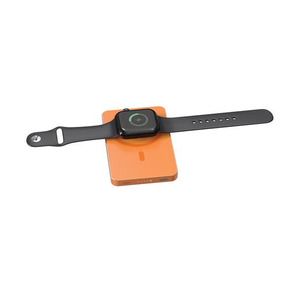 Bezdrátová magnetická powerbanka Urban Vitamin Marin 5000mAh - Oranžová