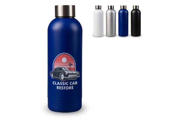 Thermo bottle with matt finish 500ml - White
