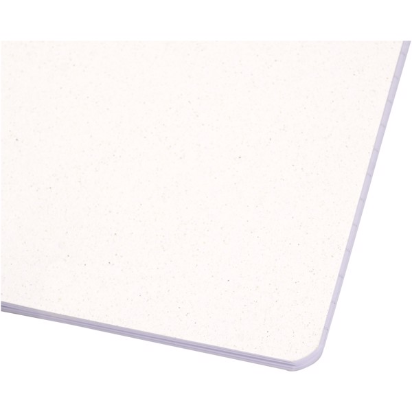 Carnet Fabia à couverture en papier Crush - Blanc