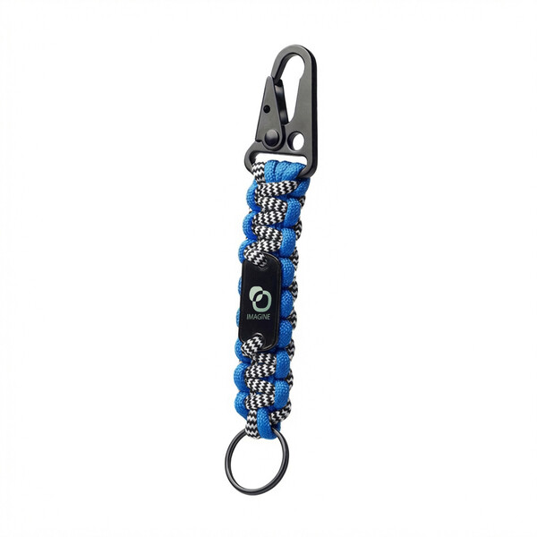 STRAND - BND1552 - RPET Porte-clés tressé avec crochet
