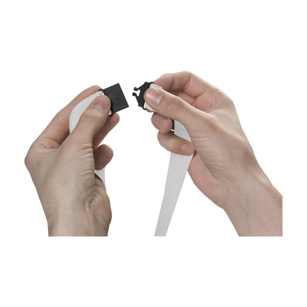 KeyCordSafety 2,4 cm tour de cou - Blanc