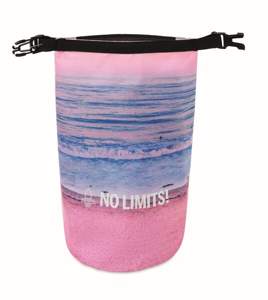 2L recycled polyester (rPET) window dry bag 360° design - Full colour