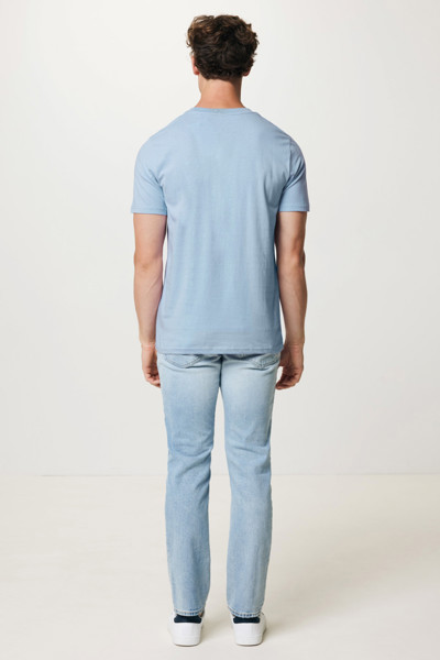 T-shirt en coton recyclé IQONIQ Brett - Sky Blue / S