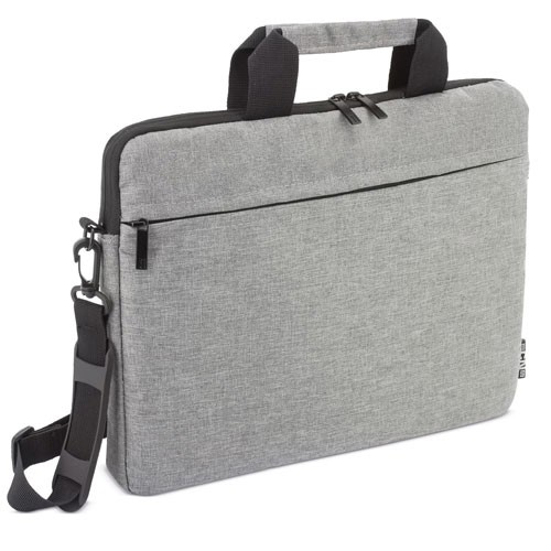 MALETTE PORTE ORDINATEUR "CHIC" - Gris