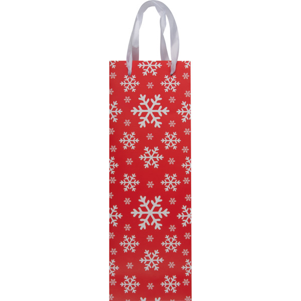 ADELHEID Papierová darčeková taška - Red