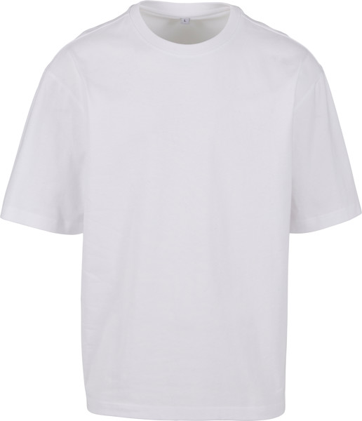 Heavy Men's T-Shirt "Loose Fit" Build your Brand | BY 391 - White / 4XL