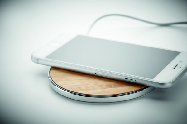 Despad wireless charger bamboo, 10W output