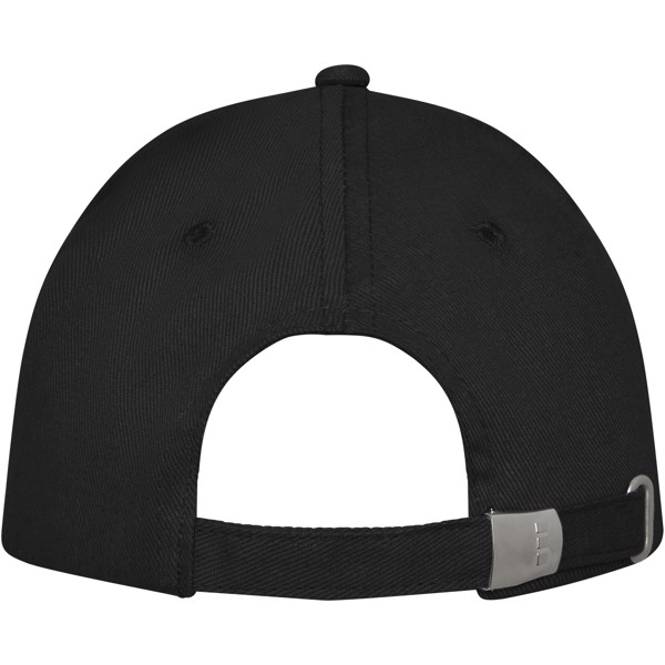 Boné de 5 painéis de 260 g/m² Doyle - Preto liso
