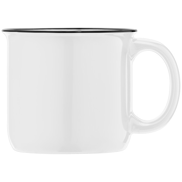 Adventure - 445 ml Ceramic Campfire Mug - White / Silkscreen