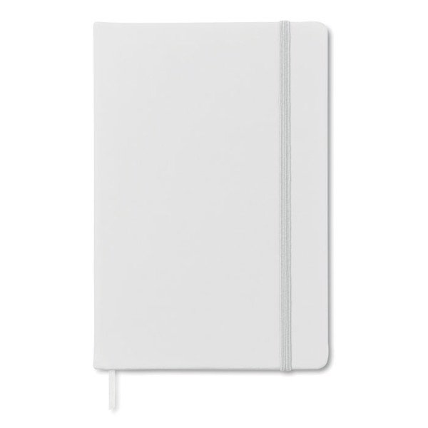 DIN A5 Notizbuch, liniert Arconot - Weiß