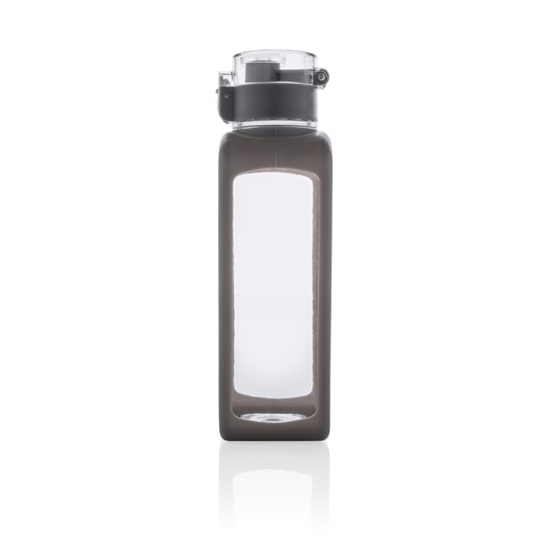 Botella de agua Tritan cuadrada antigoteo - Blanco