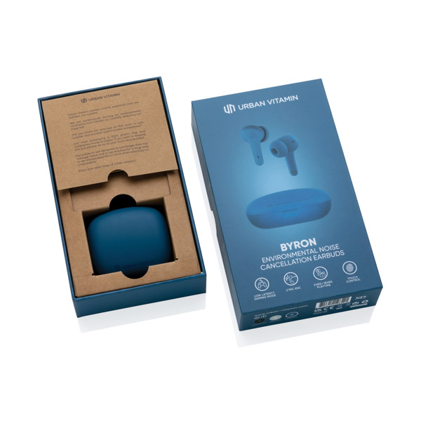Ecouteurs sans fil ENC Urban Vitamin Byron - Bleu