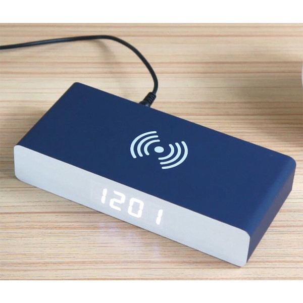 Nesna wireless charger with clock