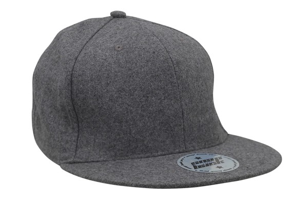 4135 - baseball cap - marle grey/black