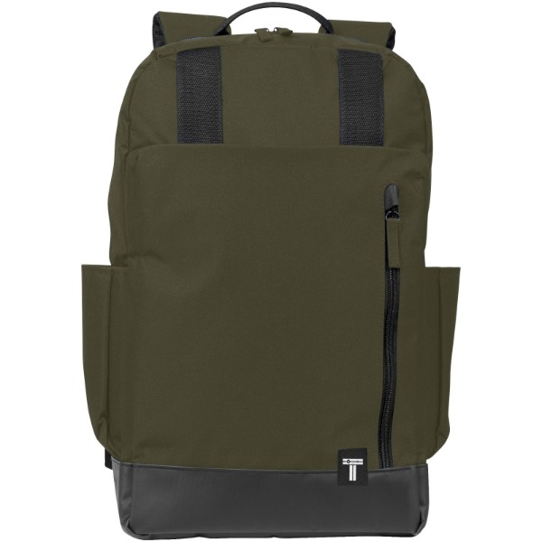 Compu 15.6" laptop backpack 14L - Olive / Solid Black