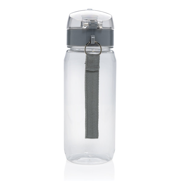 Yide lockable rPET sport bottle, 600ml - Transparent