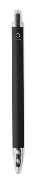 Recycled aluminium ball pen Nosta - Black