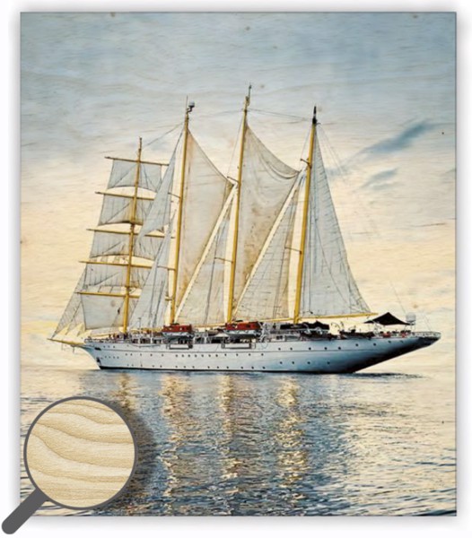 Dřevěný obraz Sailing