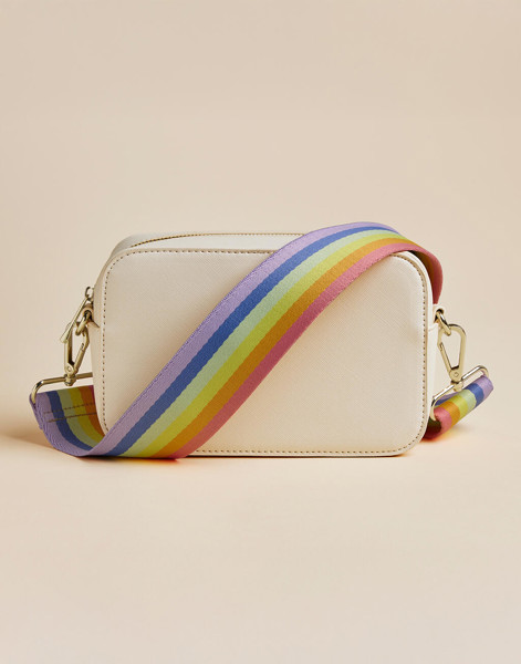 Boutique Structured Cross Body Bag - Oyster / ONE SIZE