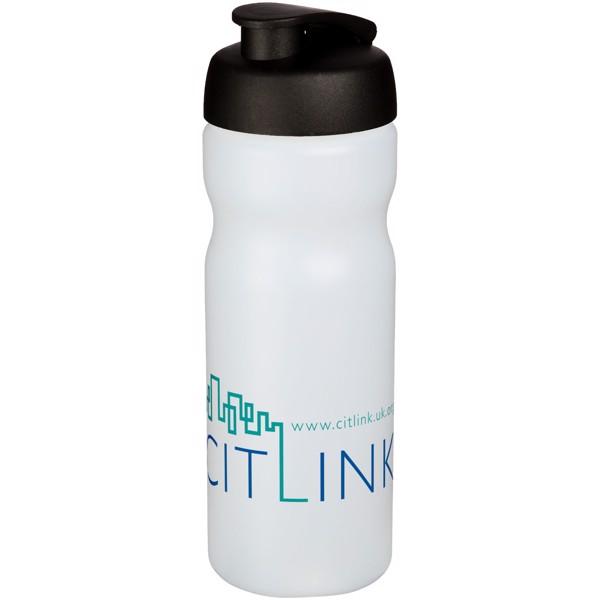 Bouteille de sport Baseline® Plus 650ml - Translucide / Noir