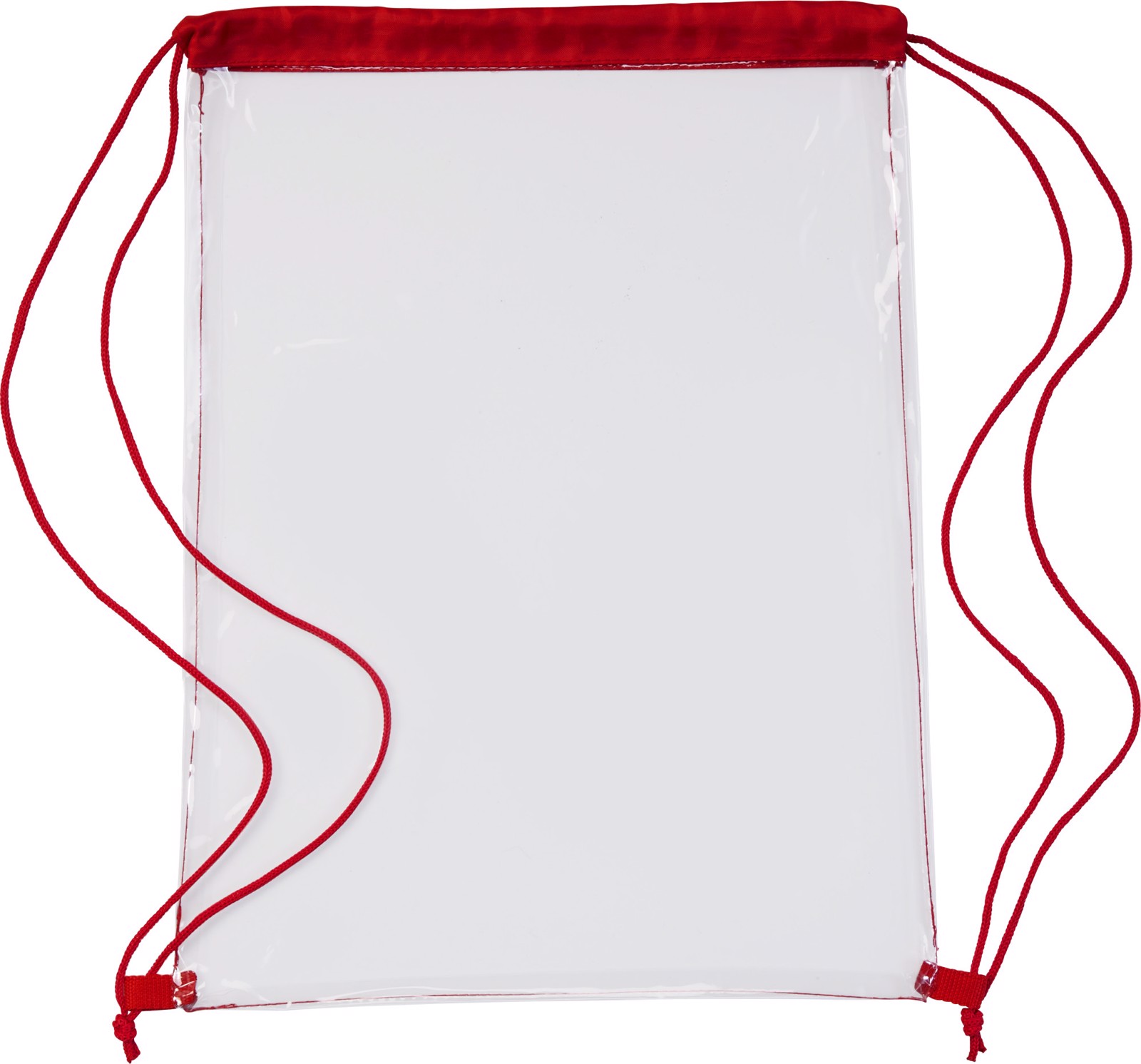 PVC drawstring backpack - Red