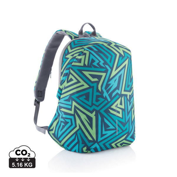 Bobby Soft "Art", Anti-Diebstahl-Rucksack - Turkis / Grün
