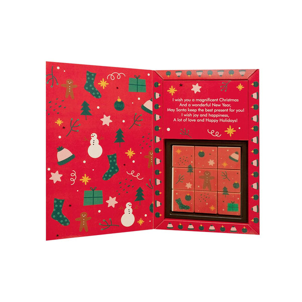 CHOCOLATE DESIGN CARD PRALINES PRINT