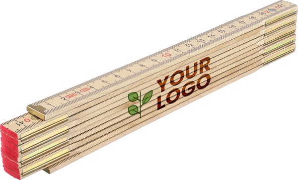 Mètre pliable en bois de bouleau Ezio