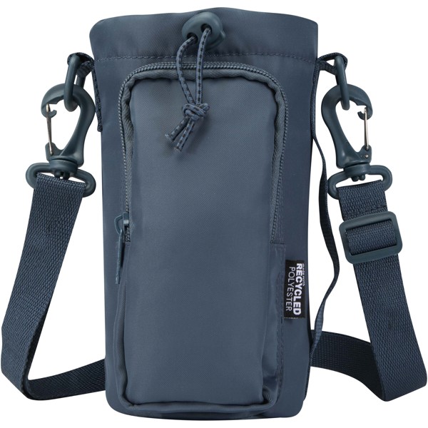 Sac porte-bouteille Trip Aware™ de 2 L en matériaux recyclés - Bleu hale