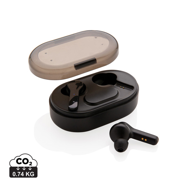 XD - Light up logo TWS earbuds in charging case