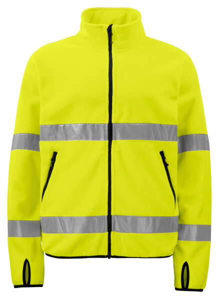 6327 Fleecejacket Yellow/Black 4XL