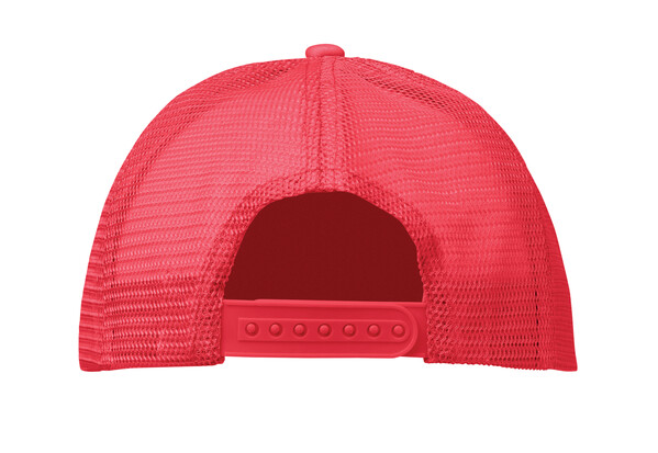 CZAPKA TRUCKER Z 5 PANELAMI Bubble - Biały / Czerwony