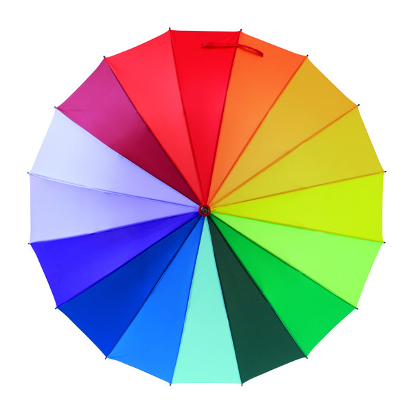 27 inch rainbow umbrella Bowbrella