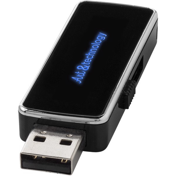 Clé USB Lighten Up - Noir / Bleu / 16GB