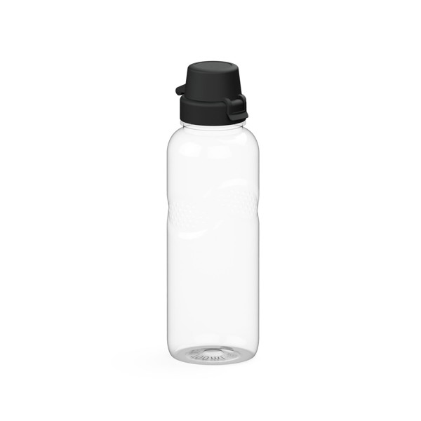 Drinking Bottle Carve "School", 700 Ml, Renew - Transparent / White