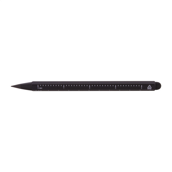 Inkless Pen With Ruler Ruloid - Black