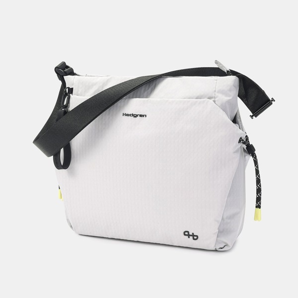 MAKOTO | Geantă crossbody pătrată - Hedgren - Vaporous Grey