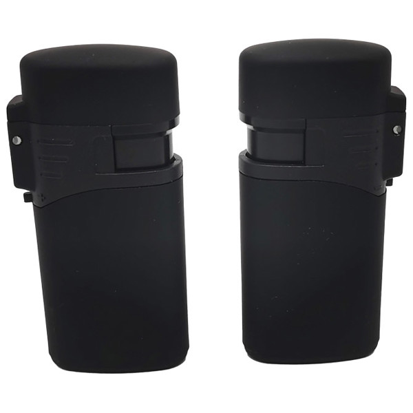 Electronic lighter, rubberized matte Atomic Jet Flame Cobra Trober 2514730 black