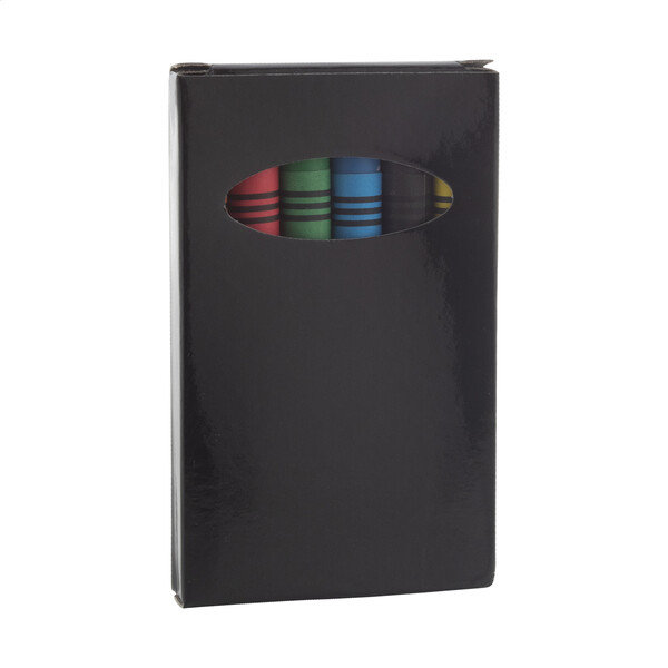 Sada 6 Pasteliek Sorell - Black