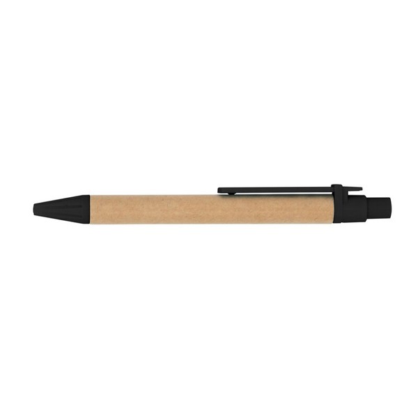 Notebook A5 with ball pen - black