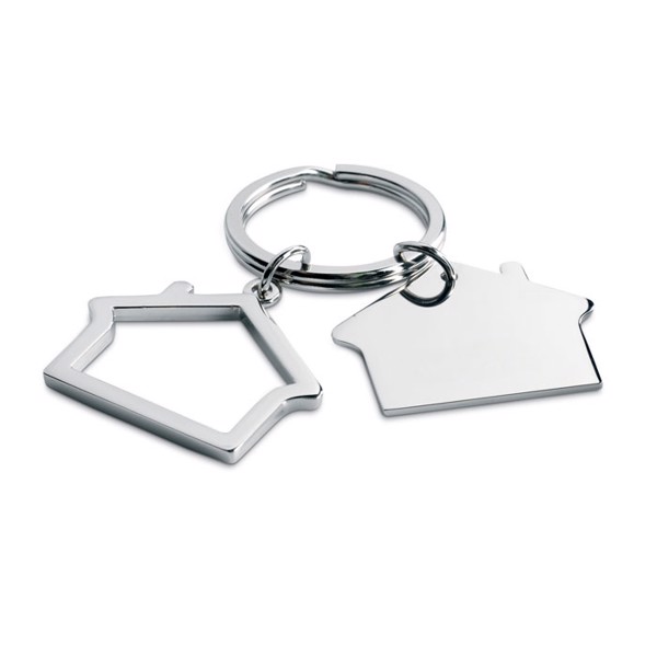 Metal key ring house shape Sniper