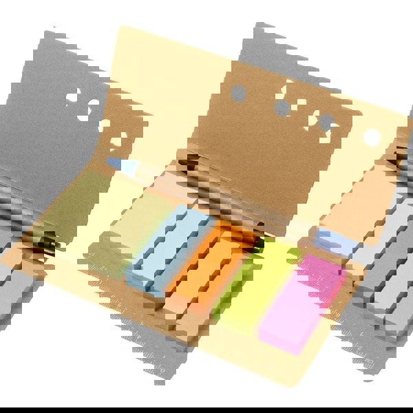 Haftnotizenset, Lineal, Kugelschreiber, Haftnotizen