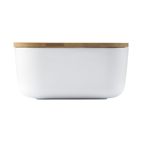 Midori Bamboo Lunchbox - White