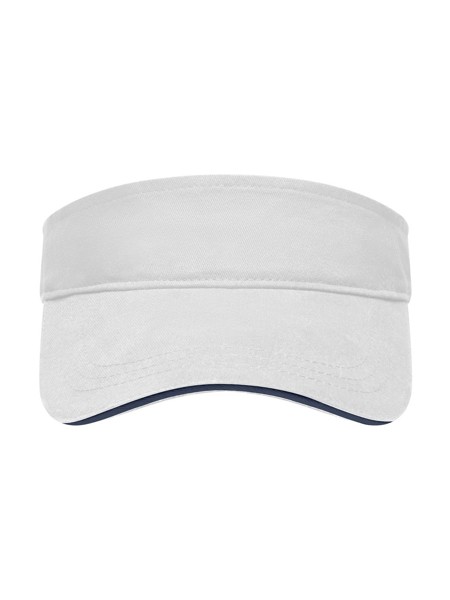 Sandwich Sunvisor - White / Navy