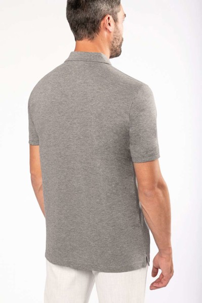 Men's Organic 180 Piqué Polo Shirt - White / XL