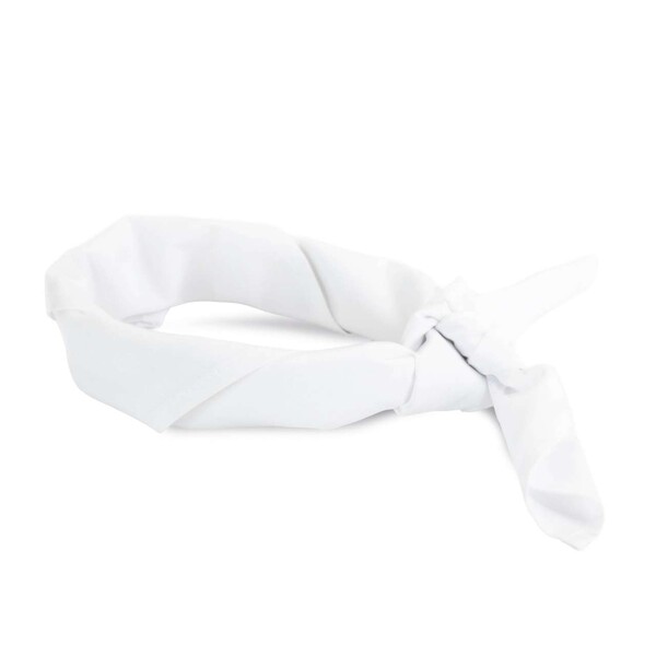 Square Bandana - White