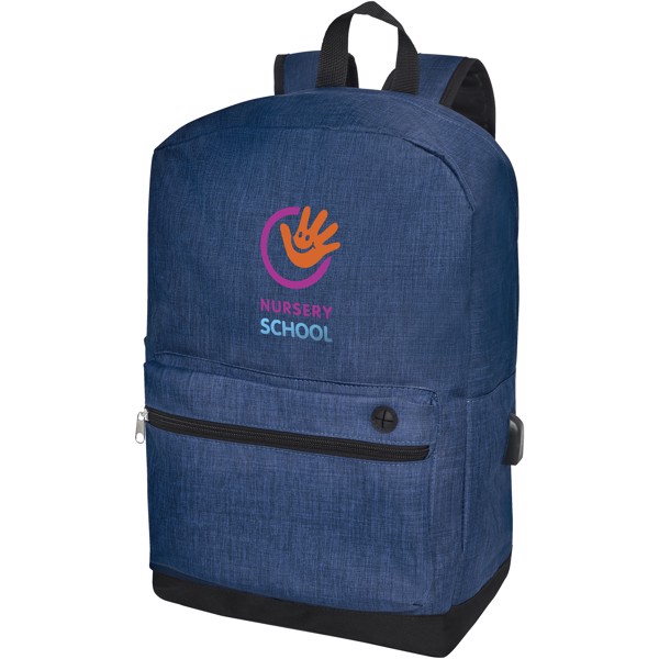 Mochila profissional para portátil de 15,6" "Hoss" 16L - Azul marinho