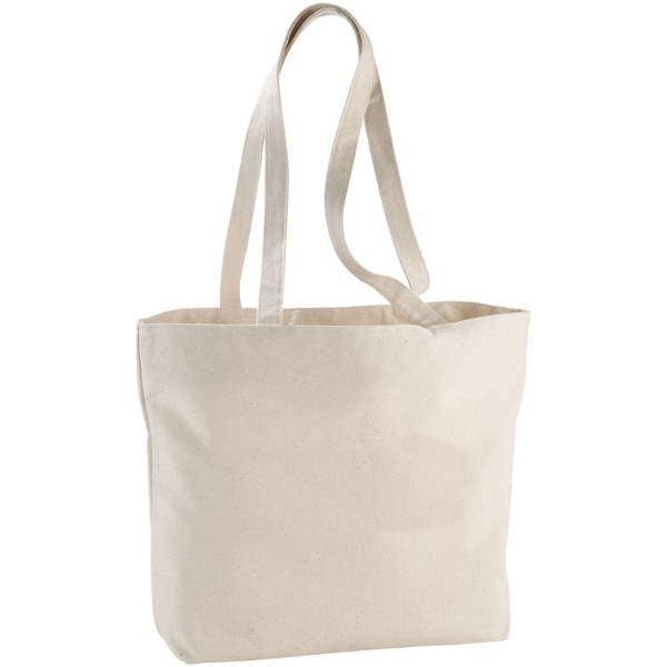 Sac shopping zippé coton 320 g/m² Ningbo 15L