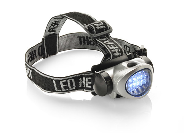 Naglavna svetilka Horus, 8 LED, 3 načini osvetlitve