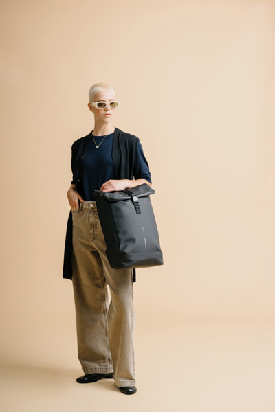 Nahrbtnik XD Design rPET, primeren za 16-palčni prenosnik - Črna / siva